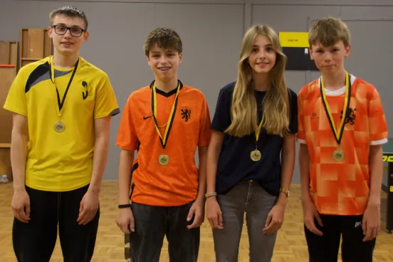 Team 1 kampioen 2de klasse